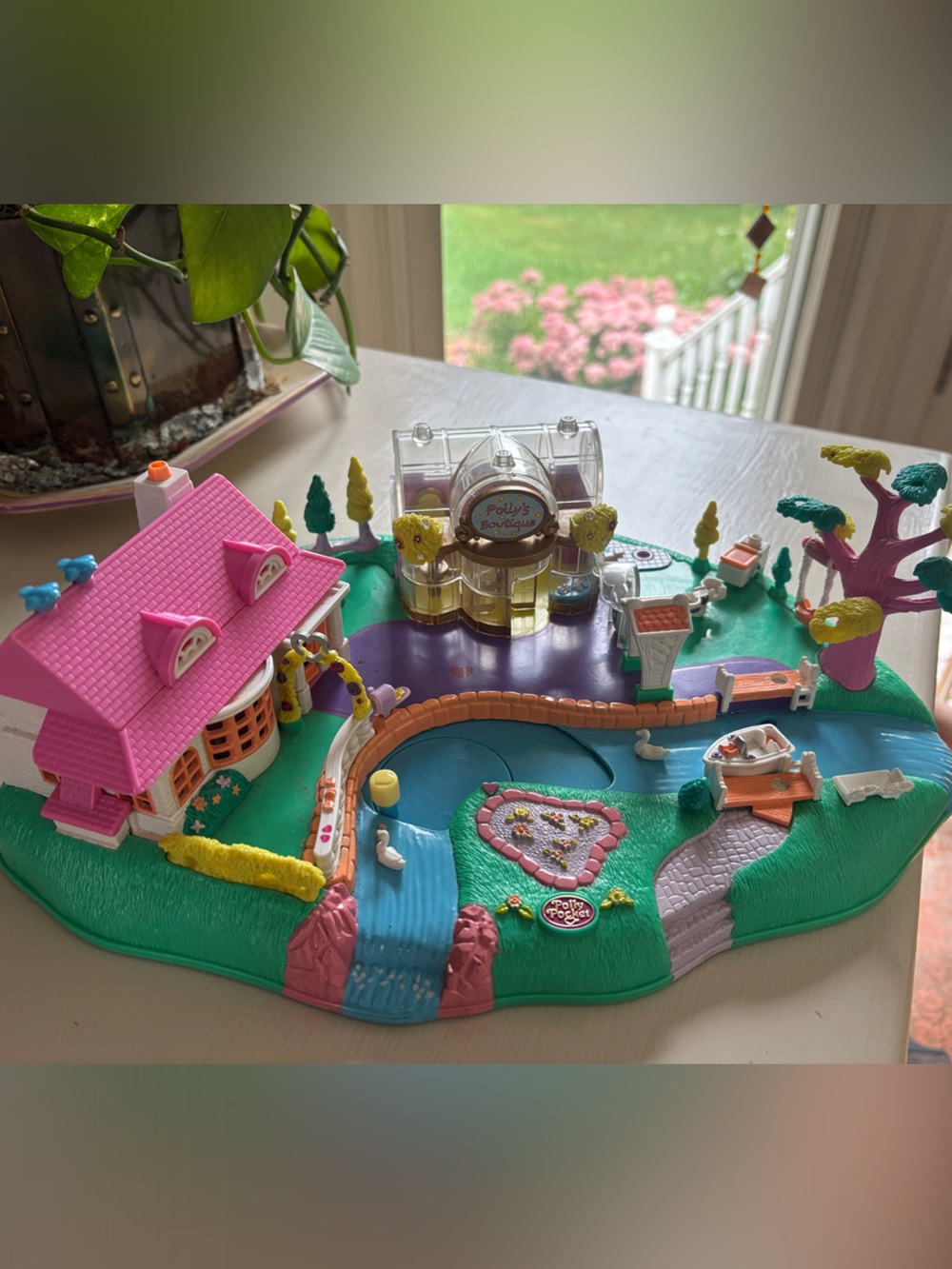 Vintage Polly Pocket Magical Moving Pollyville Playset Base only (no figures)